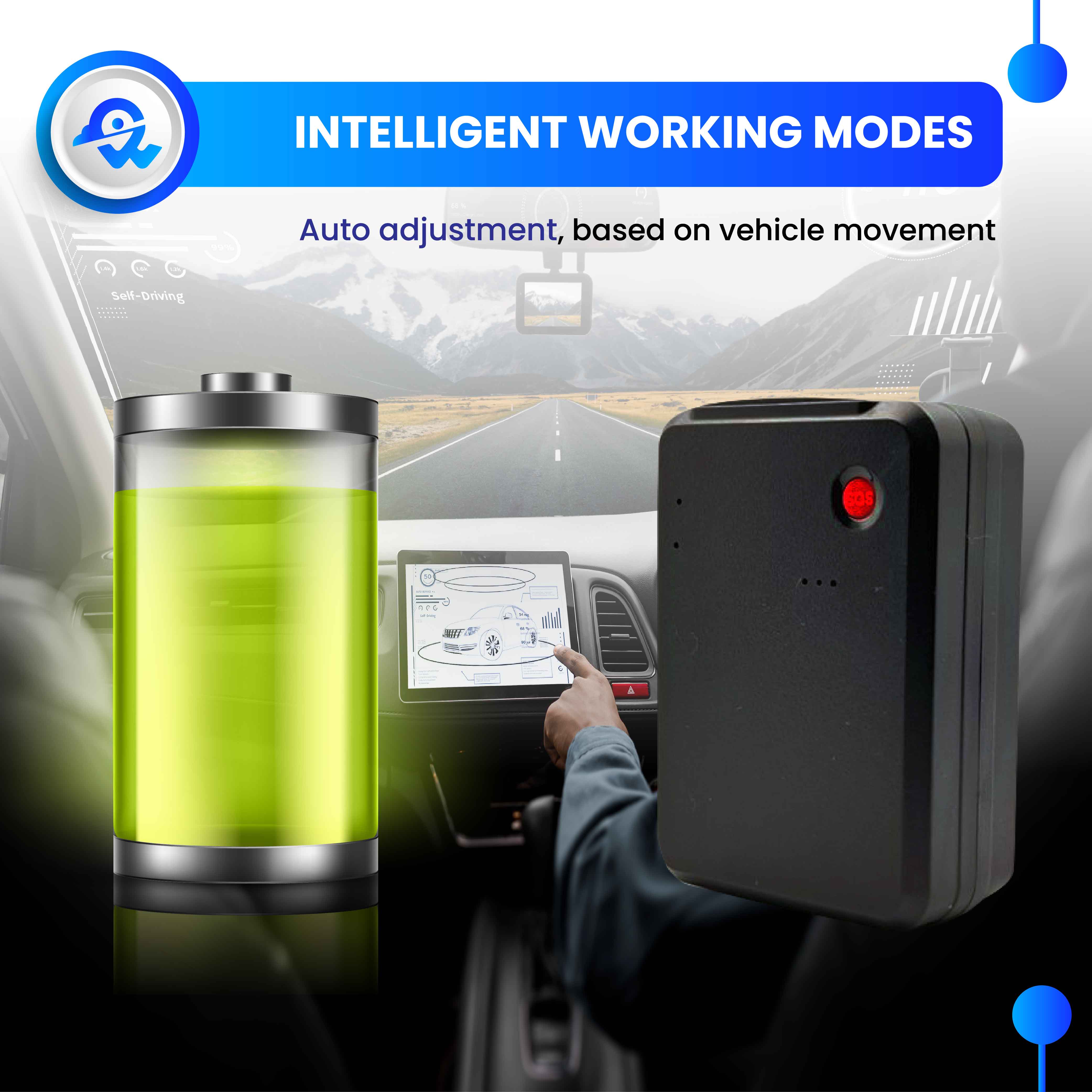 W08 Portable GPS Tracker 3