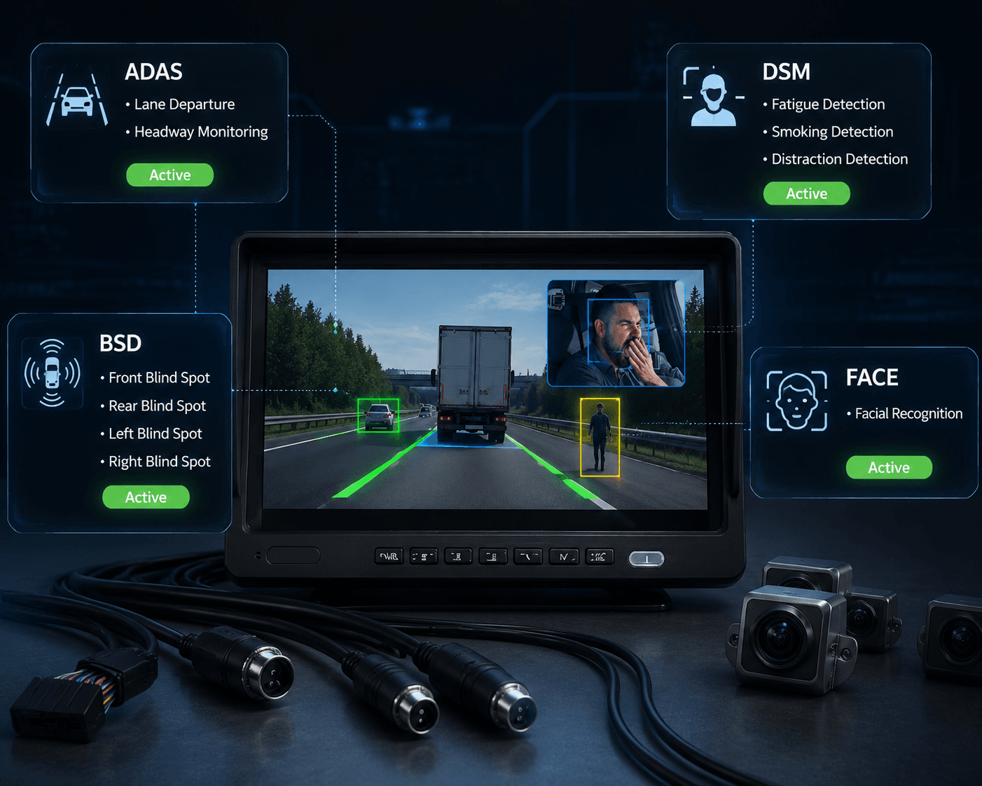 W108 4G 360° MDVR 3
