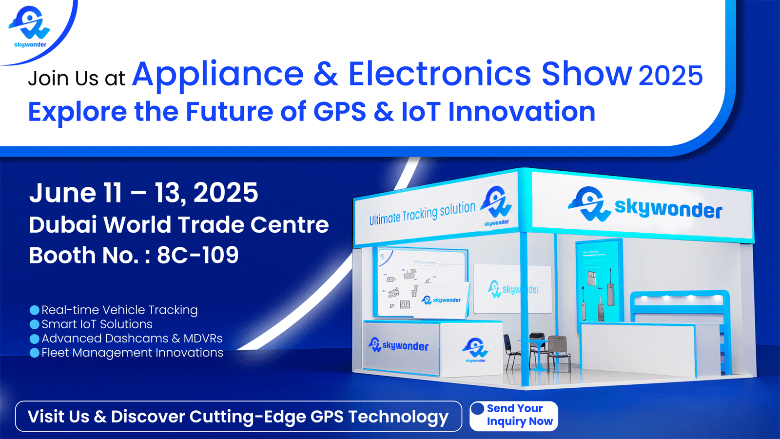 Featured image of SkywonderGPS IoT at Appliance and Electronics Show 2025 Dubai